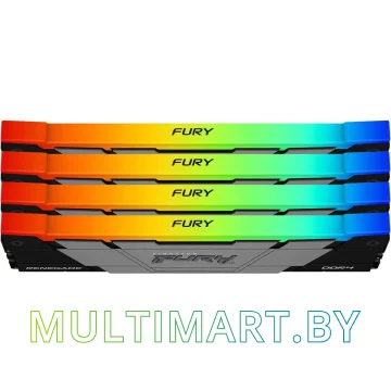Оперативная память Kingston FURY Renegade RGB 4x16GB DDR4 PC4-28800 (KF436C16RB12AK4/64) картинка 3